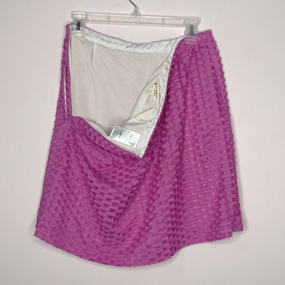 🆕 $179 BROOKS BROTHER Textured Cotton Skirt With Pockets Size 8 💕 - Picture 6 of 8